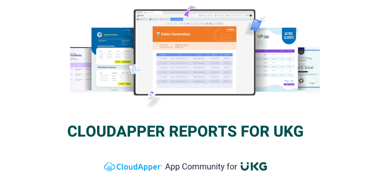 CloudApper Reports for UKG